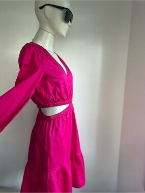 dior off shoulder dress 2004 Christian Dior by Galliano Light Pink Silk High Slit Bias-Cut Gown